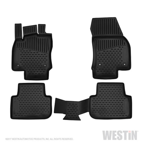 Westin 2017-2018 Volkswagen Tiguan Profile Floor Liners 5pc - Black - 74-42-51016