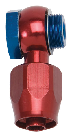 Russell Performance -6 AN Carb Banjo Adapter Fitting (Red/Blue) - 640230