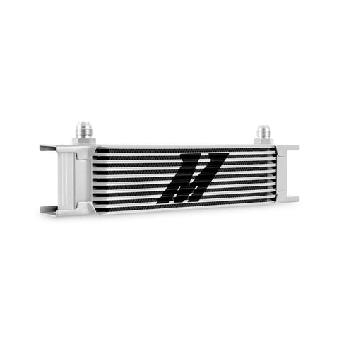 Mishimoto Universal -8AN 10 Row Oil Cooler - Silver - MMOC-10-8SL