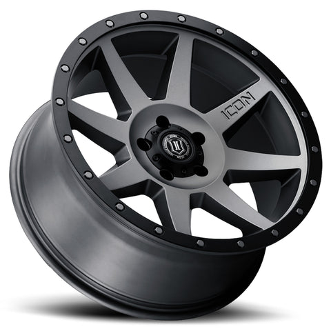 ICON Rebound 20x9 6x5.5 0mm Offset 5in BS Titanium Wheel - 1820908350TT