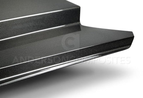 Anderson Composites 15-17 Ford Mustang (Excl. GT350/GT350R) Double Sided Carbon Fiber Cowl Hood - AC-HD15FDMU-CJ-DS