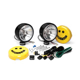 KC HiLiTES Daylighter 6in. Halogen Light 100w Spread Beam (Pair Pack System) - Black SS - 234