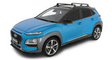 Rhino-Rack 18-22 Hyundai Kona 1st Gen 5 Door SUV w/Flush Rails Vortex RVP 2 Bar Roof Rack - Black - RVP69