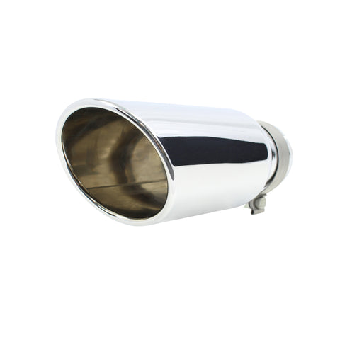 Go Rhino Exhaust Tip - Chrome - ID 3 1/2in x L 14in x OD 5in - GRT35514