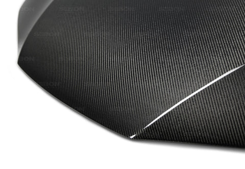 Seibon 2014+ Honda Civic OEM Style Carbon Fiber Hood - HD14HDCV2D-OE