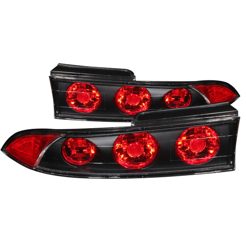 ANZO 1995-1999 Mitsubishi Eclipse Taillights Black - 221084