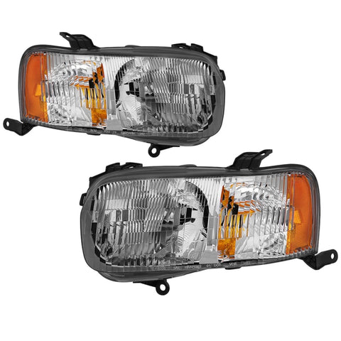 xTune 01-04 Ford Escape OEM Style Headlights - Chrome (HD-JH-FESCA01-AM-C) - 9042607