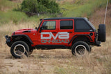 DV8 Offroad 07-18 Jeep Wrangler JK Metal Heat Dispersion Hood - Primer Black - HDMB07-02