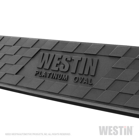 Westin 2020 Jeep Gladiator Platinum 4 Oval Nerf Step Bars - Black - 21-4165