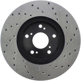 StopTech 99-08 Acura TL (STD Caliber) / 01-03 CL / 04-09 TSX Cross Drilled Right Front Rotor - 128.40046R