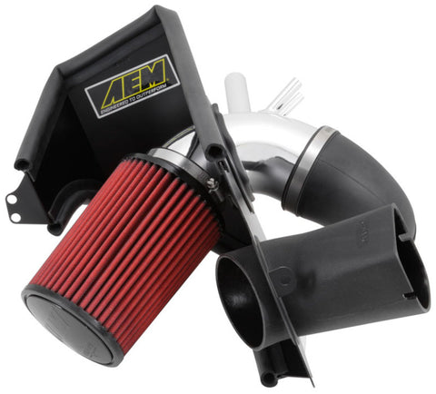 AEM 2013 Hyundai Genesis Coupe 2.0L L4 Polished Cold Air Intake - 21-728P