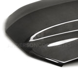 Anderson Composites 2013-2014 Ford Mustang Type-CJ Carbon Fiber Cowl Hood - AC-HD13FDMU-CJ