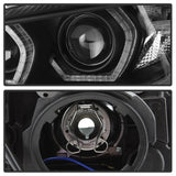 Spyder 12-14 BMW F30 3 Series 4DR Projector Headlights - LED DRL - Black (PRO-YD-BMWF3012-DRL-BK) - 5084347