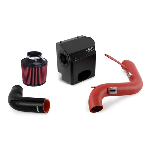 Mishimoto 14-15 Ford Fiesta ST 1.6L Performance Air Intake Kit - Wrinkle Red - MMAI-FIST-14WRD