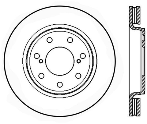 StopTech Slotted Sport Brake Rotor - 126.65134SL