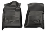 Husky Liners 07-12 Chevrolet Silverado/GMC Sierra Regular Cab WeatherBeater Black Floor Liners - 18221