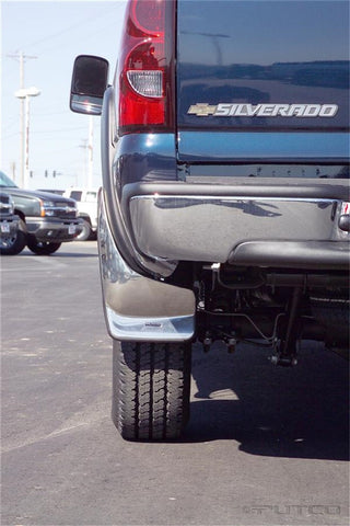 Putco 03-06 Chevrolet Silverado LD/HD w/ Factory Flares (Rear) Form Fitted Mud Skins - 79537