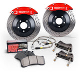 StopTech 84-89 Porsche 911 Level 2 Race Rear BBK w/ Trophy ST42 Calipers 290X24 Slotted Rotors - 82.782.00E1.R1