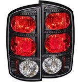 ANZO 2002-2005 Dodge Ram 1500 Taillights Black - 211045
