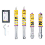 KW Coilover Kit V1 VW Golf III / Jetta III (1HXO); all incl. Cabrio (-02); 2WD; all engines - 10280004