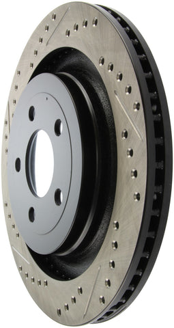 StopTech Slotted & Drilled Sport Brake Rotor - 2015 Ford Mustang GT - Rear Right - 127.61109R