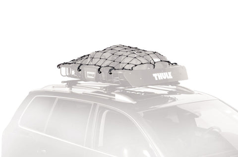 Thule Stretch Cargo Roof Basket Net - Black (Works w/ 1-1/4in. Basket Tubing or Smaller) - 692100