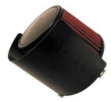 Injen Aluminum Air Filter Heat Shield Universal Fits 2.50 2.75 3.00 Black - HS5000BLK