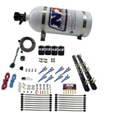 Nitrous Express 8 Cyl Soft Line Shark Rail Nitrous Kit w/10lb Bottle - 80009-10