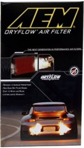 AEM 12-14 Mazda 3/6/CX-5 10.75in O/S L x 7.125in O/S W x 1.625in H DryFlow Panel Air Filter - 28-20480