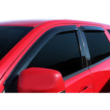 Westin 2011-2017 Dodge Durango Wade Slim Wind Deflector 4pc - Smoke - 72-35430