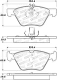 StopTech Street Brake Pads - 308.07400