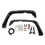 Westin/Snyper 07-17 Jeep Wrangler Tube Fenders - Front - Textured Black - 62-1005