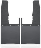 Husky Liners 09-16 Dodge Ram 1500/2500/3500 12in W Black Top SS Weight Kick Back Front Mud Flaps - 17102