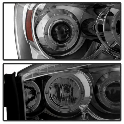 Spyder Dodge Ram 1500 06-08/Ram 2500 06-09 Projector Headlights LED Halo LED Smke PRO-YD-DR06-HL-SM - 5010025