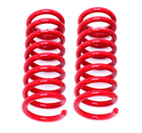 BMR 64-72 A-Body Front Lowering Springs - Red - SP034R