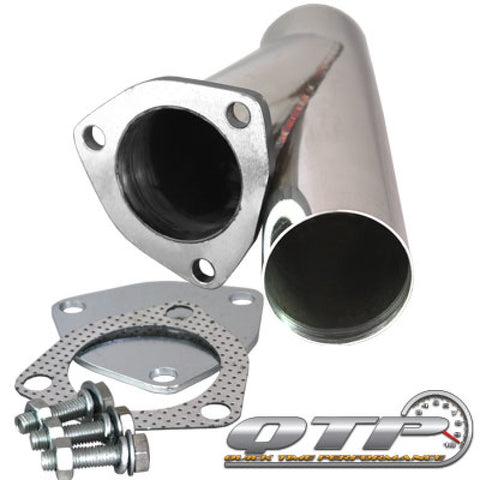 QTP 2.5in Weld-On QTEC Exhaust Cutout Y-Pipe - 10250