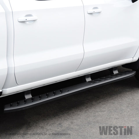 Westin 2019 Chevrolet Silverado/Sierra 1500 Crew Cab Thrasher Running Boards - Textured Black - 28-81275