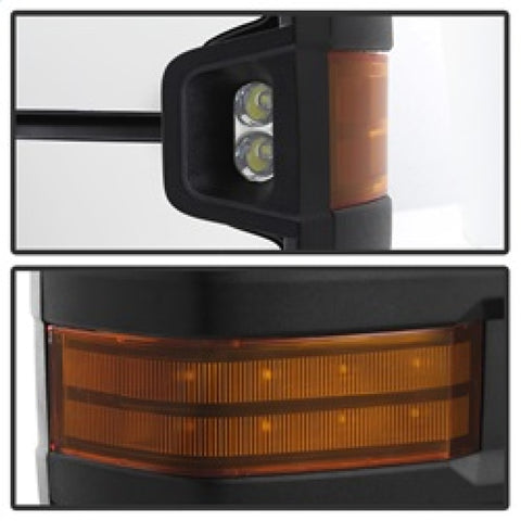 xTune Chevy Silverado 03-06 G2 Heated Amber LED Signal Telescoping Mirrors MIR-CS03S-G2-PWH-AM-SET - 9936685