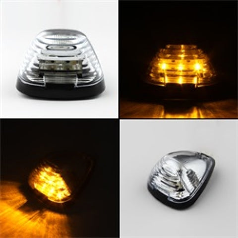 Xtune Ford Super Duty F250-F550 99-15 Amber LED Cab Roof Lights Clear ACC-LED-FDSD99-CR-C - 9924583