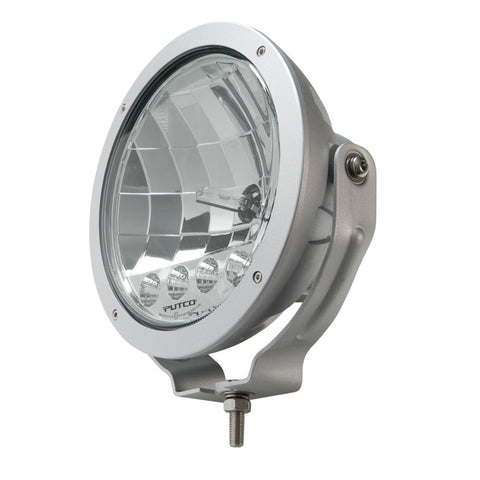 Putco HID Lamp w/3 LED DayTime Running Lights - 6in Silver Housing w/ Clear Lens HID Off Road Lamps - 231900