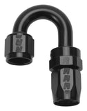 Russell Performance -12 AN Black 180 Degree Full Flow Swivel Hose End - 613535