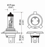 Hella Bulb 9003/Hb2 12V 60/55W P43T T46 (2) - 9003TB