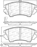 StopTech Street Brake Pads - Rear - 308.14040