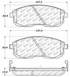 StopTech Nissan Altima Street Select Brake Pads - 305.06530