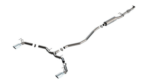 Borla 2023 Integra/22-23 Civic Si 1.5L 4 CYL. MT FWD 4DR 2.50in S-Type Catback Exhaust - 140922