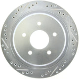 StopTech Select Sport Drilled & Slotted Rotor - Rear Right - 227.62062R