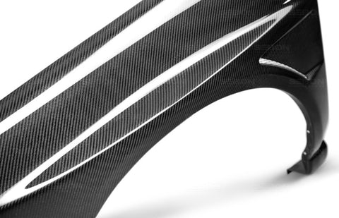 Seibon 06-07 Subaru WRX/STi 10mm Wider Carbon Fiber Fenders - FF0607SBIMP