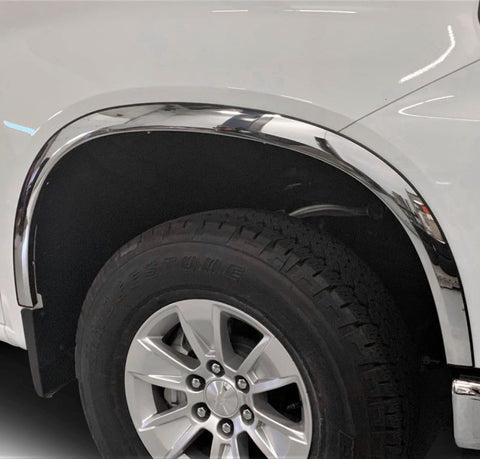 Putco 19-20 GMC Sierra 1500 w/ Factory Fender Flares Stainless Steel Fender Trim - 97126