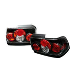 Spyder Toyota Corolla 93-97 Euro Style Tail Lights Black ALT-YD-TC93-BK - 5007407