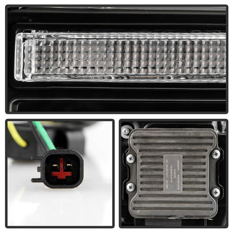 Spyder Apex 20-22 Ford F250/F350 (Halogen) High-Power LED Headlights - Black PRO-YD-FS20HALAP-SEQ-BK - 5088635